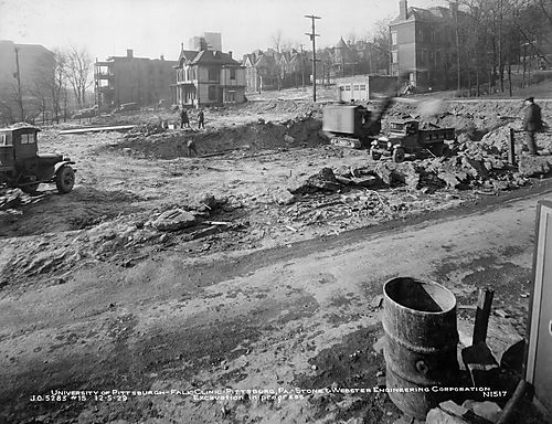 Construction of the Falk Clinic