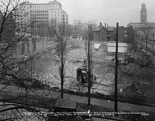 Construction of the Falk Clinic
