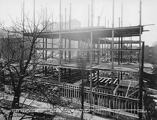 Construction of the Falk Clinic