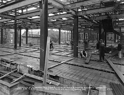 Construction of the Falk Clinic