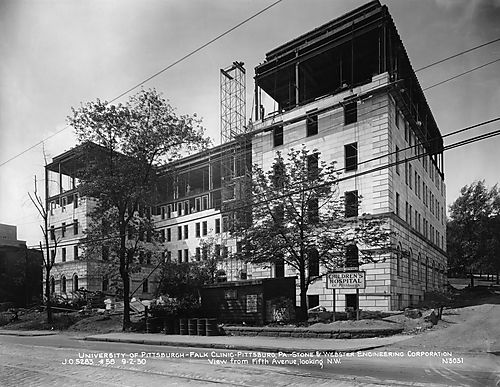 Construction of the Falk Clinic