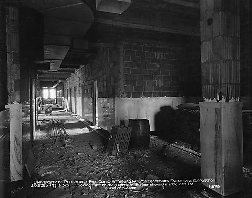 Construction of the Falk Clinic Interior