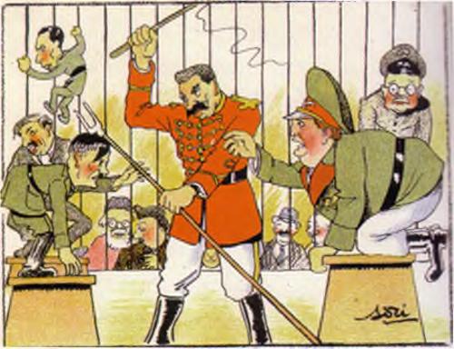 [Stalin as Ringmaster]