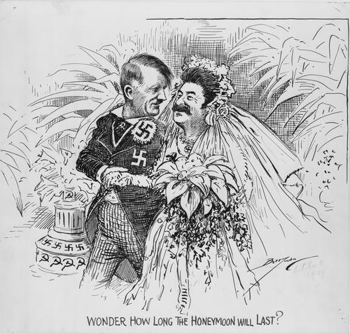 "Wonder how long the honeymoon will last?"