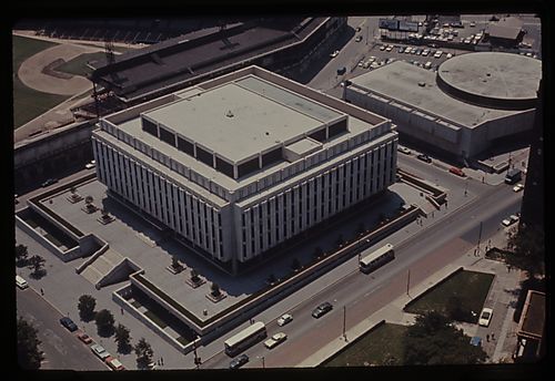 Aerial View of Hillman Library