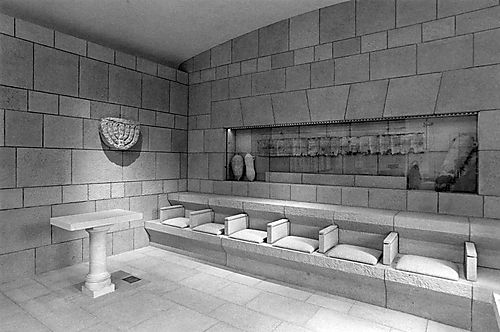 Bench Seating in the Israel Heritage Room
