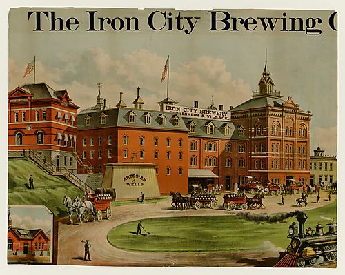 Iron City Brewery c. 1875