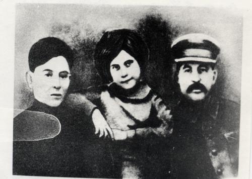 [Iosif V. Stalin with daughter Svetlana and son Vasilii]