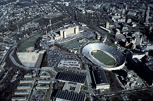 Aerial View of Pitt Stadium