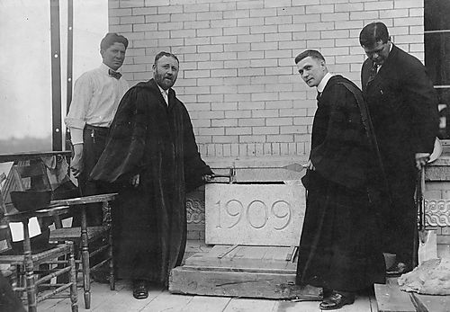 Thaw Hall Cornerstone