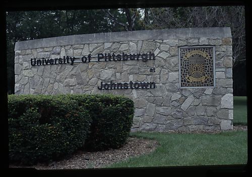 Stone Entrance Marker for Johnstown Campus