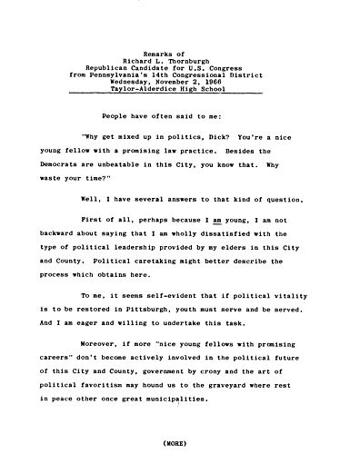 Speech and annotated Speech Notes