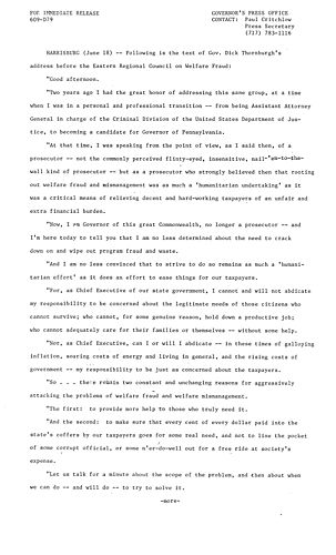 Eastern Regional Council on Welfare Fraud, Harrisburg, PA
