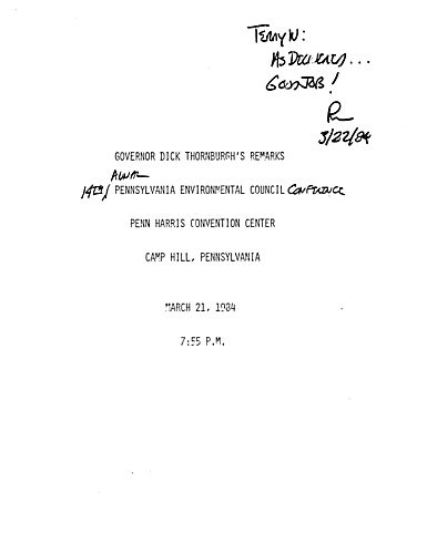 Pennsylvania Environmental Council, Camp Hill, PA