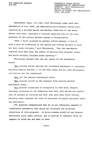 Objections to amendments to H.B. 2044 by divided Senate Health and Welfare Commission