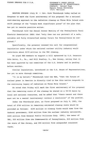 Remarks: PA Rural Electric Association