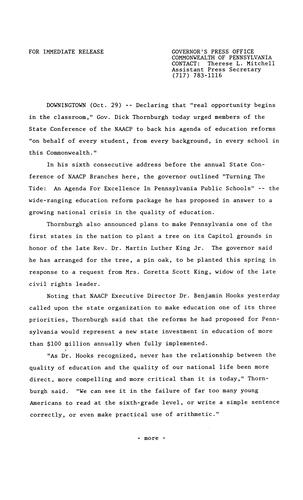 Remarks: at the State Conference of the NAACP