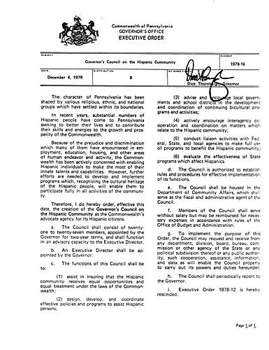 1979-16: Governor's Council on the Hispanic Community,