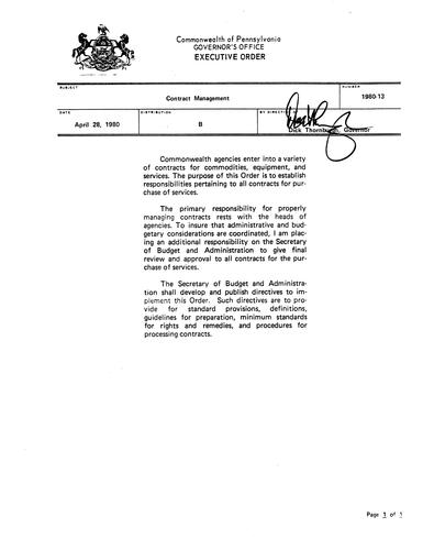 1980-13: Contract Management,