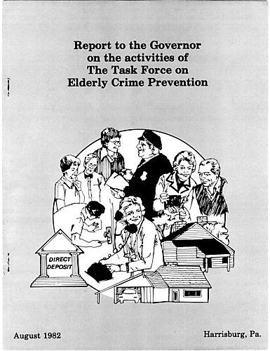 "Report to the Governor on Activities of Task Force on Elderly Crime Prevention"