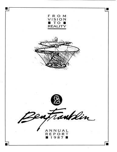 "From Vision to Reality" Annual Report 1987