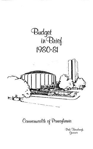 "Commonwealth of Pennsylvania Budget in Brief, 1980-81"