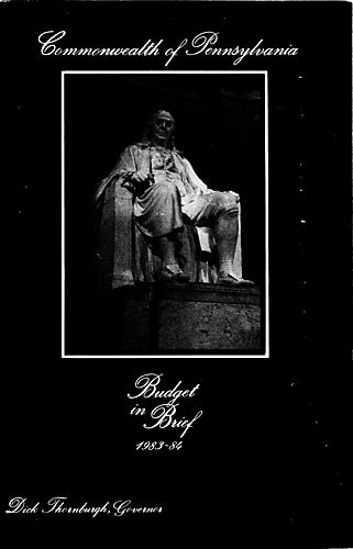 "Commonwealth of Pennsylvania Budget in Brief, 1983-84"