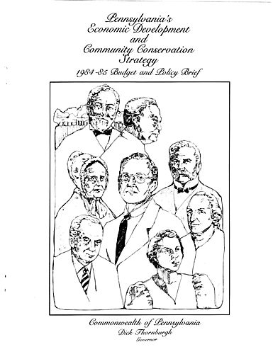 "Pennsylvania's Economic Development and Community Conservation Strategy: 1984-85 Budget and Policy Brief"
