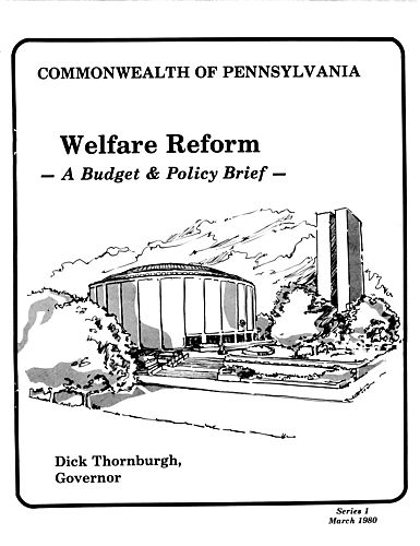 "Welfare Reform: A Budget and Policy Brief, Series 1"