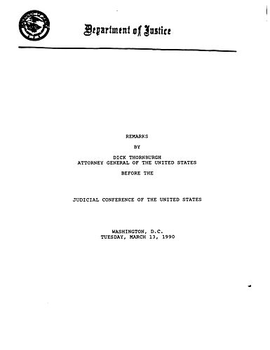 Judicial Conference of the United States, Washington, DC