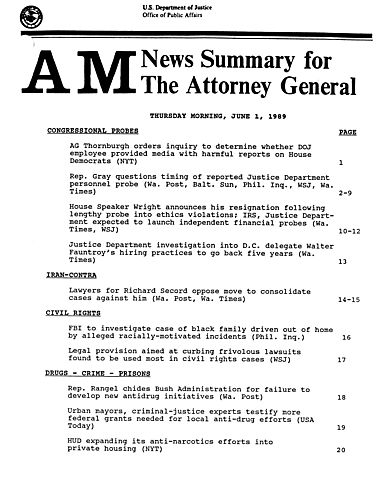 AM/PM Clippings Summaries