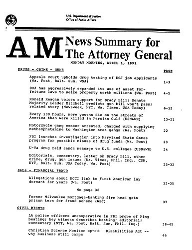 AM/PM Clippings Summaries