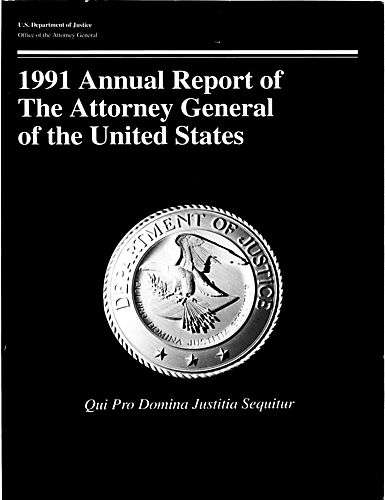 "Annual Report of the Attorney General of the United States"