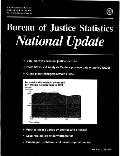 "Bureau of Justice Statistics National Update," Vol. 1, No. 1