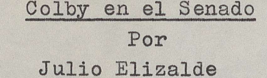 Julio Elizalde Papers [Julio Elizalde Escritos]