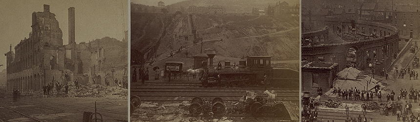 Stereoviews of the Railroad Strike of 1877