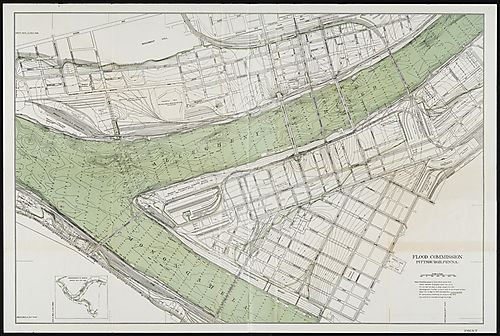 Point Confluence of Allegheny and Monongahela Rivers