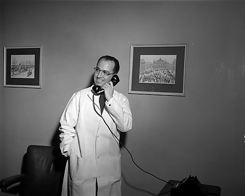 Jonas Salk on Telephone