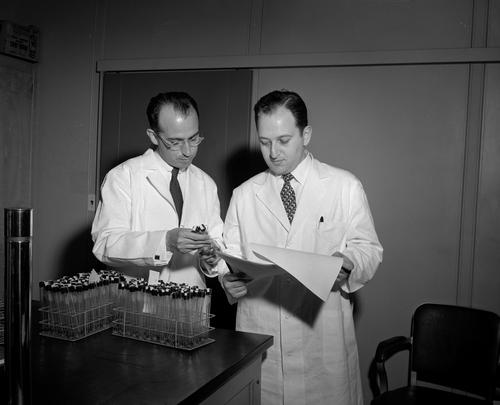 Jonas Salk and Julius Youngner