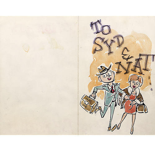 "To Syd &amp; Nat" Card Outside