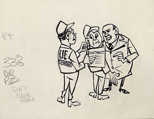 UE Steward Discussing Contract