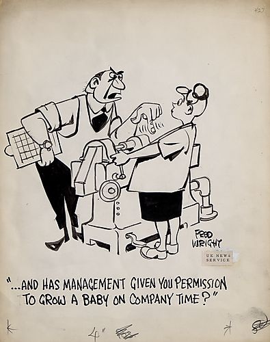 "And Has Management Given You Permission To Grow A Baby On Company Time?"