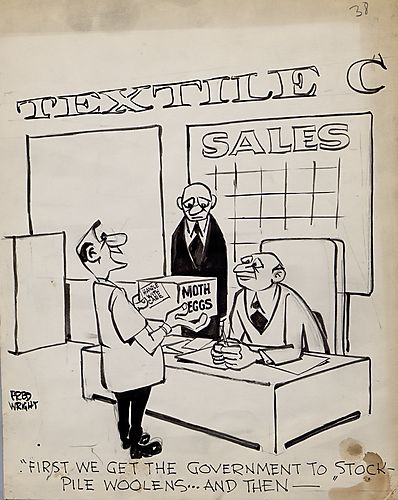 "First We Get The Government To Stockpile Woolens, And Then - "