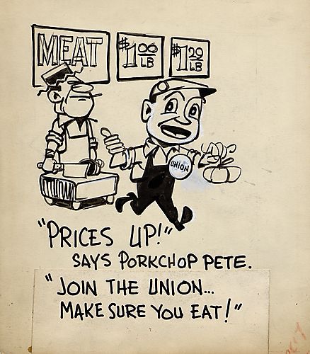 "'Prices Up!' Says Porkchop Pete"
