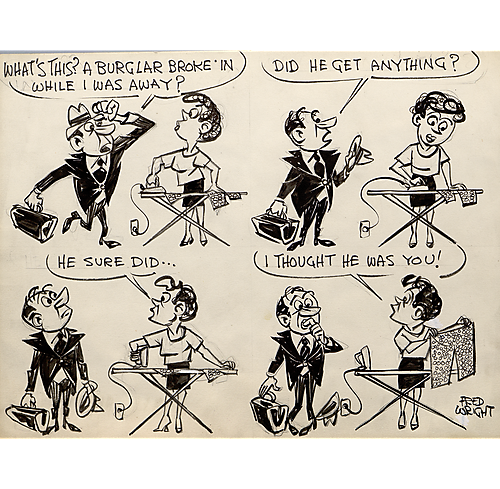 "What's This? A Burglar Broke In While I Was Away?"