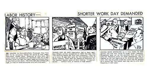 Labor History - 5: Shorter Work Day Demanded