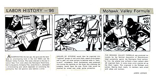 Labor History - 96: Mohawk Valley Formula