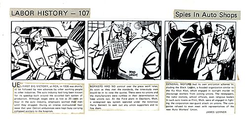 Labor History - 107: Spies In Auto Shops