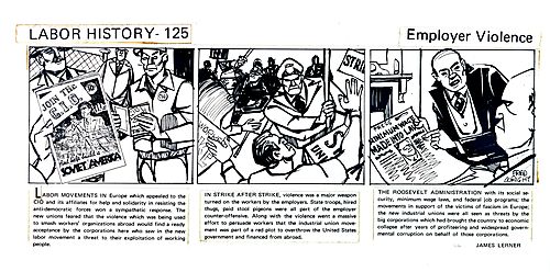 Labor History - 125: Employer Violence