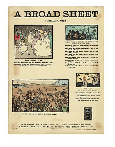 A Broad Sheet (No. 2)